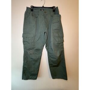 CQR Gear Tactical Pants Mens 34 X30 Rip Stop Cargo TLP760 Duratex Olive Green